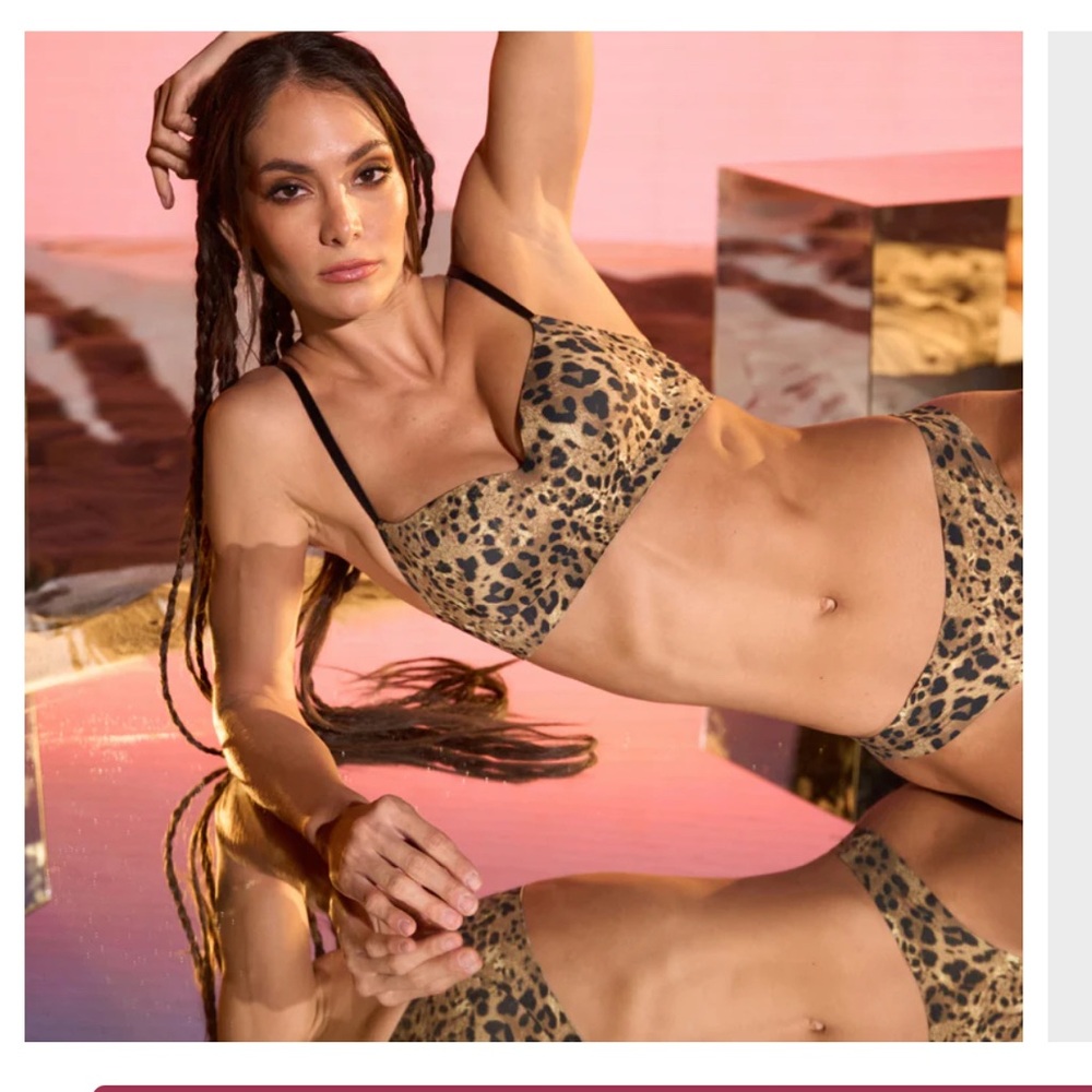 Leopard Print Women's Intimates Balconette